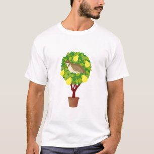 ナシ木のTシャツのヤマウズラ Tシャツ