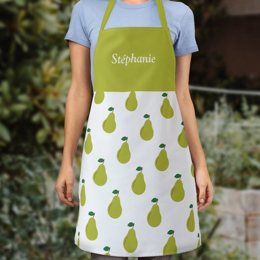 ナシ果実 エプロン