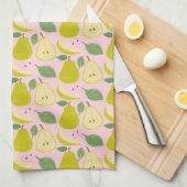 ナシ果実 キッチンタオル (四つ折り)