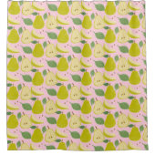 ナシ果実 シャワーカーテン (正面)