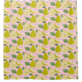 ナシ果実 シャワーカーテン