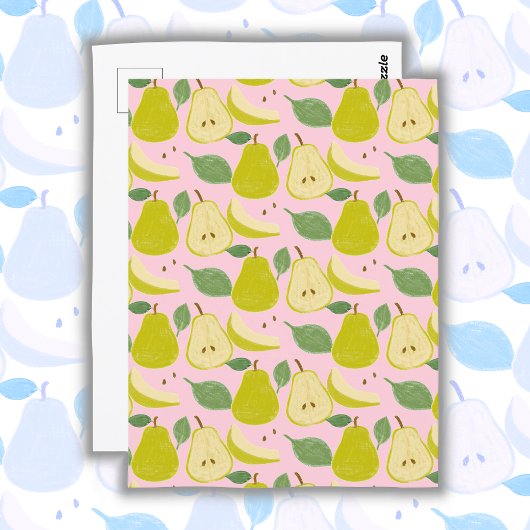 ナシ果実 ポストカード