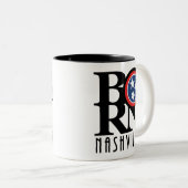 ナシ生まれビル ツートーンマグカップ (正面右)