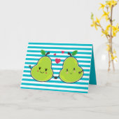 「ナシ素晴らし」はバレンタインかわいいを愛するカード カード (黄色い花)