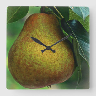 ナシ スクエア壁時計