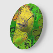 ナシ ラージ壁時計 (傾斜)