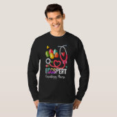 ナスおもしろいスペルオンコロジーナースバニーステソスコープEa Tシャツ (正面フル)