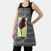 ナスお洒落キャラクターイラストレーションエプロン エプロン (インサイチュ)