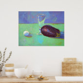ナスと卵 ポスター (キッチン)