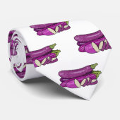 ナスのイラストレーション ネクタイ (ロール)