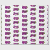 ナスのイラストレーション ラッピングペーパー (フラット)