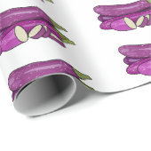 ナスのイラストレーション ラッピングペーパー (ロールコーナー)