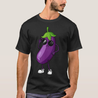 ナスのクールアート メンズ レディース キッズ 野菜 なすび Tシャツ