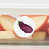 ナスのシール ラベル (貼付)