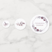 ナスのメイブピンクダスティパープル赤面ピンク葉色 コンフェッティ (正面)