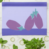 ナスの乾燥の皿の台所タオル キッチンタオル (折り畳み)