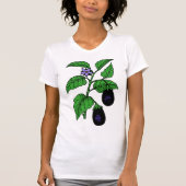 ナスの女性用Tシャツ Tシャツ (正面)