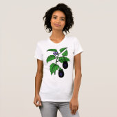 ナスの女性用Tシャツ Tシャツ (正面フル)
