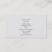 ナスの紫色の火の鳥フェニックス 名刺 (裏面)