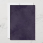 ナスの紫 花の写真 保存日 案内状 (裏面)