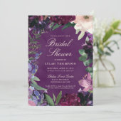 ナスの紫 花嫁のシャワー 招待状 (スタンド正面)