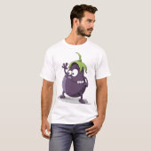 ナスの芸術 Tシャツ (正面フル)
