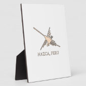 ナスカのハummingbirdジオグリフ新聞紙 フォトプラーク (側面)