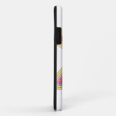 ナスカのラインのハミングバードしわの紙効果 Case-Mate iPhoneケース (裏面/右)