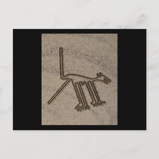 ナスカの線ナスカの線アートジオグリフ古代 ポストカード (正面)