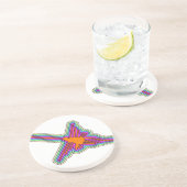 ナスカハミングバードペルースケッチ コースター (側面)