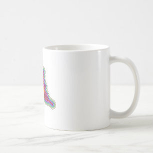 ナスカハミングバードペルースケッチ コーヒーマグカップ