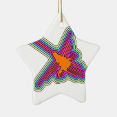 ナスカハミングバードペルースケッチ セラミックオーナメント (右)