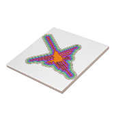 ナスカハミングバードペルースケッチ タイル (側面)