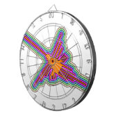 ナスカハミングバードペルースケッチ ダーツボード (正面右)