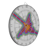 ナスカハミングバードペルースケッチ ダーツボード (正面左)