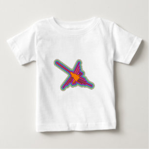 ナスカハミングバードペルースケッチ ベビーTシャツ