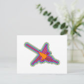 ナスカハミングバードペルースケッチ ポストカード (スタンド正面)