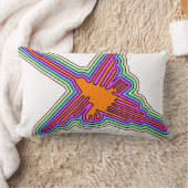 ナスカハミングバードペルースケッチ ランバークッション (ブランケット)