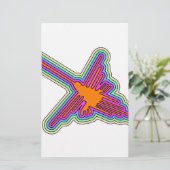 ナスカハミングバードペルースケッチ 便箋 (スタンド正面)