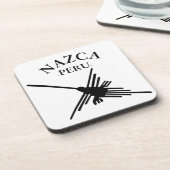 ナスカペルーハミングバードウィズカーブ文字 コースター (左側)
