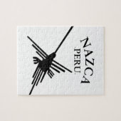 ナスカペルーハミングバードウィズカーブ文字 ジグソーパズル (横)