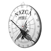 ナスカペルーハミングバードウィズカーブ文字 ダーツボード (正面右)