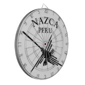 ナスカペルーハミングバードウィズカーブ文字 ダーツボード (正面左)