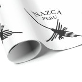 ナスカペルーハミングバードウィズカーブ文字 ラッピングペーパー (ロールコーナー)