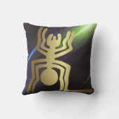 ナスカペルー金ゴールドスパイダーズ装飾用クッション クッション (裏面)