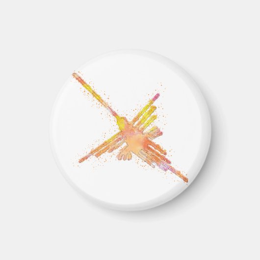 ナスカラインズハミングバードウォータープリント マグネット (正面)