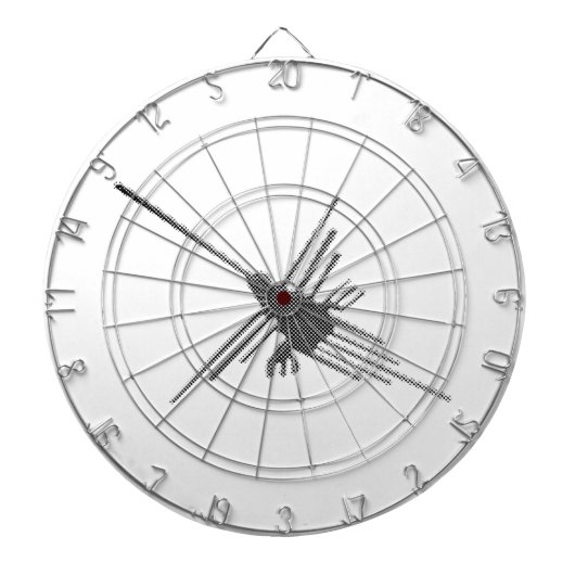 ナスカラインズハミングバードニュースプリント ダーツボード (正面)