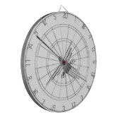 ナスカラインズハミングバードニュースプリント ダーツボード (正面左)