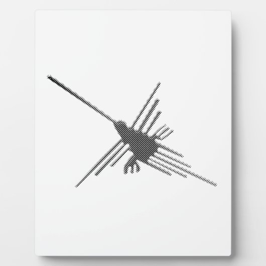 ナスカラインズハミングバードニュースプリント フォトプラーク (正面)