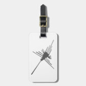 ナスカラインズハミングバードニュースプリント ラゲッジタグ (正面縦)